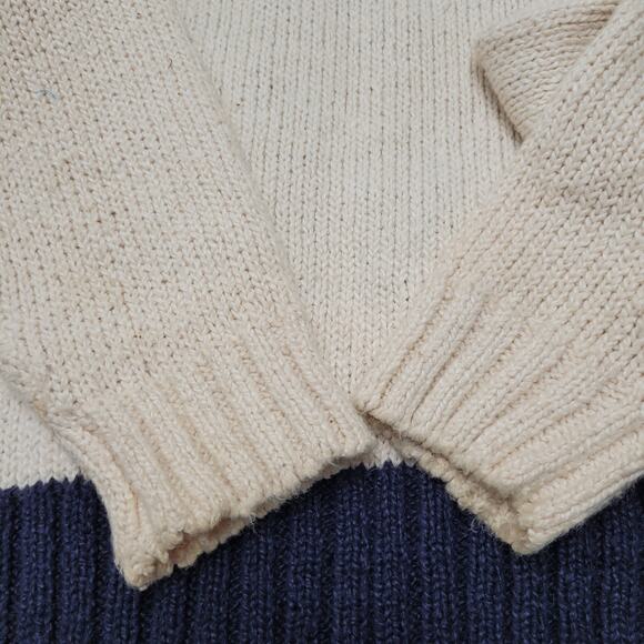 Vintage Jeanne Pierre knit diamond southwestern aztec turtleneck sweater art - Picture 10 of 10